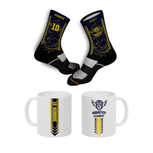 Cargar imagen en el visor de la galería, Pack Highstep Academy: Calcetines Personalizados y Taza