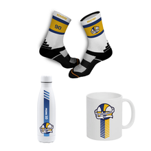 Cargar imagen en el visor de la galería, Pack: Calcetines Personalizados y Taza/Botella Aravaca Basket