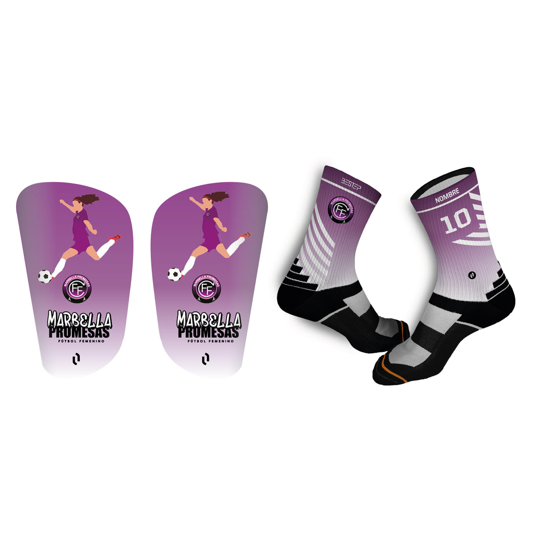 Pack: Espinilleras Estándar y Calcetines