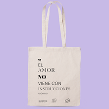 Cargar imagen en el visor de la galería, Tote Bag Amor Libre-Cristal
